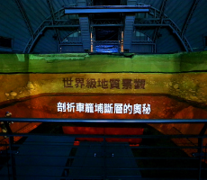 斷層槽溝動畫光雕